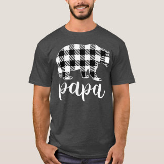 Pappa Bear Grått Buffalo Play Pajama T Shirt