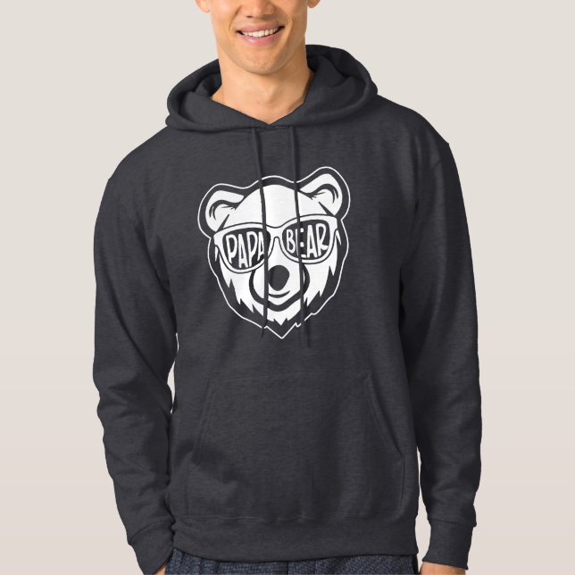 🐻 Pappa Bear 🐻 Hoodie (Framsida)