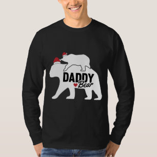 Pappa Bear-jul Cute X-Mas Pappa Son DDotter M T Shirt