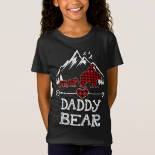 Pappa Bear jul jul Pajama Red Play Buffalo Fami T Shirt