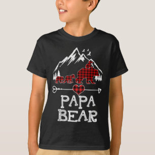 Pappa Bear jul jul Pajama Red Play Buffalo T Shirt