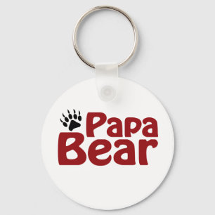 Pappa Bear Klo Nyckelring