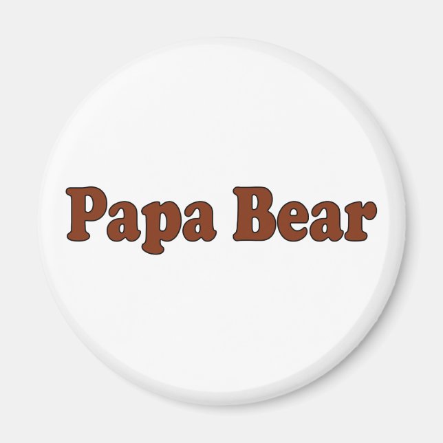 Pappa Bear Magnet (Framsidan)