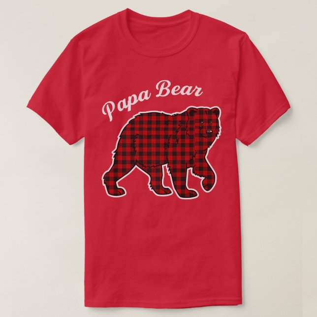 Pappa Bear Manar Red Play Premium T Shirt (Design framsida)