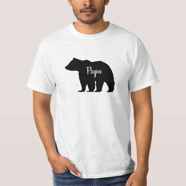 Pappa Bear Manar T-shirt (Framsida)