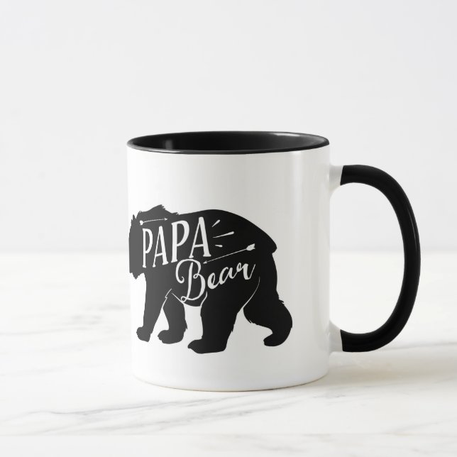 Pappa Bear Mugg, Pappa Bear Kopp, pappa eller papp Mugg (Höger)