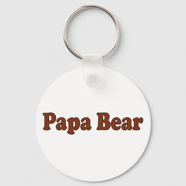 Pappa Bear Nyckelring (Framsida)