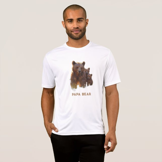 *~* PAPPA BEAR Original Fars dag Gift AP86 Unge T Shirt (Hel framsida)