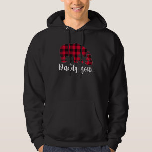 Pappa Bear Pajama Red Buffalo Play Hoodie