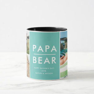 Pappa Bear Photo Mugg Far's Day Gift
