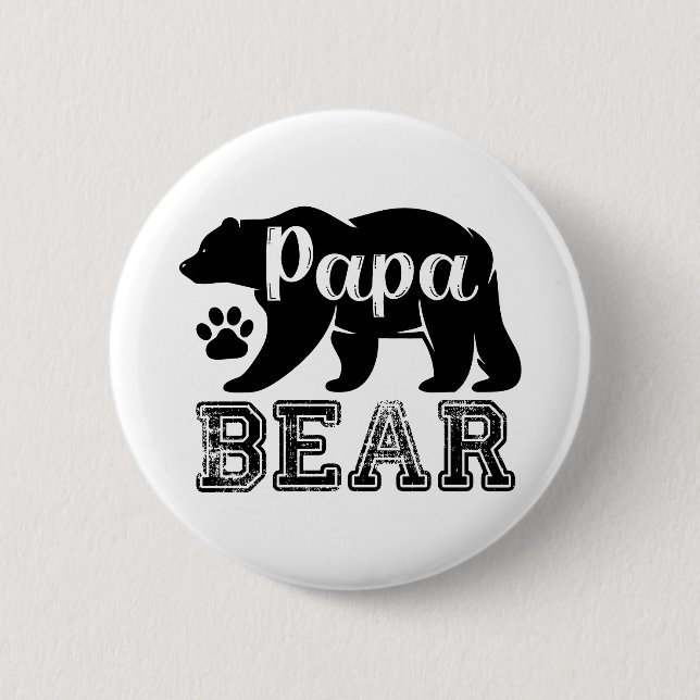 PAPPA BEAR PIN KNAPP (Framsida)