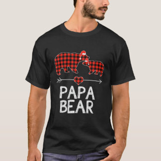 Pappa Bear Red Play-julklappen Santa Julafton Paja T Shirt