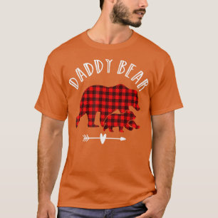 Pappa Bear Red Play Shirt Red Play Bear Familj T