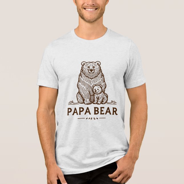 Pappa Bear T Shirt (Framsida)