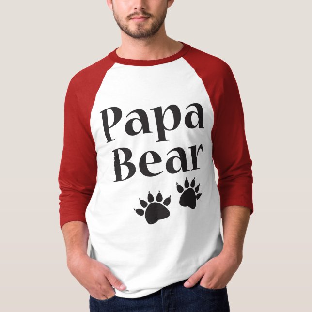 Pappa Bear Tee Shirt (Framsida)