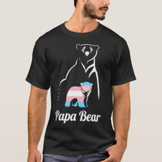 Pappa Bear Transgender Pappa Trans Child HGBT Tran T Shirt
