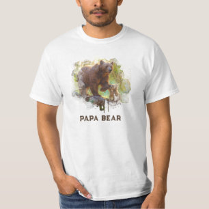 *~* PAPPA BEAR Unge Art Fars dag Gift AP86 T Shirt