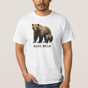 *~* PAPPA BEAR Unge Fars dag Gift AP86 T Shirt