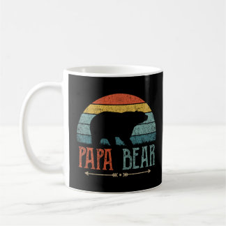 Pappa Bear Vintage pappa Fars dag Retro Pappa Kaffemugg