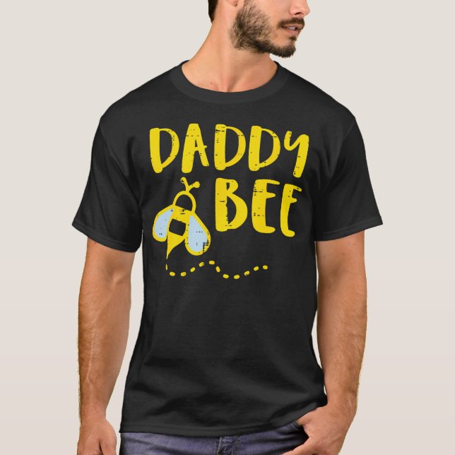 Pappa Bee Famile Matching Beservation Pappa Pappa  T Shirt (Framsida)