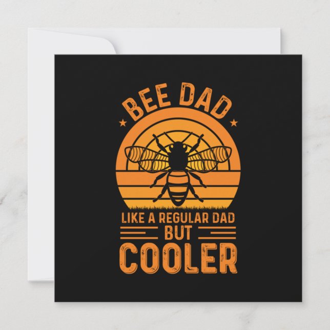 Pappa Bee Inbjudningar (Framsida)