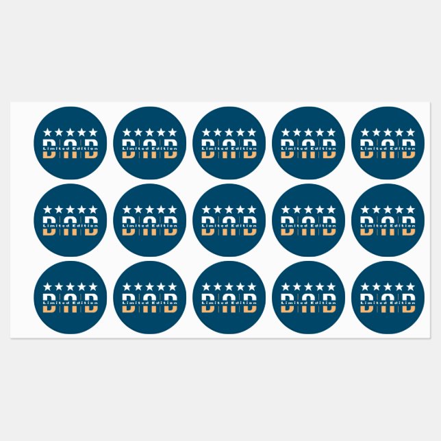 Pappa Begränsad Edition Klistermärke (Ark)