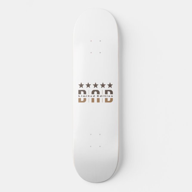 Pappa Begränsad Edition Mini Skateboard Bräda 18,5 Cm (Framsida)