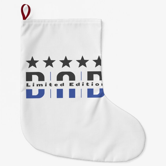 Pappa Begränsad Edition Stor Julstrumpa (Framsidan)