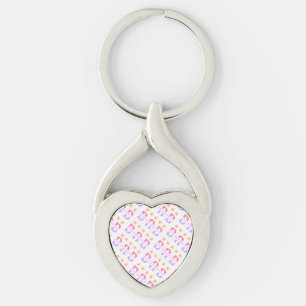 Pappa Begränsad Edition Twisted Heart Silverfärgad Nyckelring