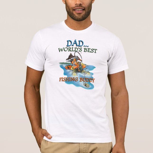 PAPPA Best Fishing Buddy Tee Shirt (Framsida)
