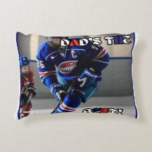 Pappa Best Hockey Accent Pillow