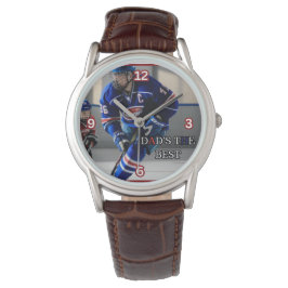 Pappa Best Hockey Brown Leather e-Watch Armbandsur