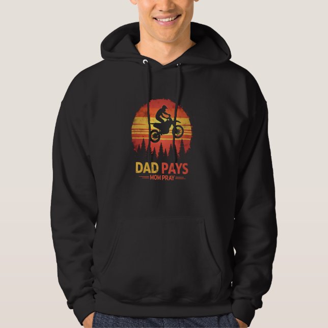 Pappa betalar Mamma ber Hoodie (Framsida)