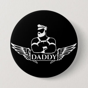 Pappa (Biker/Läder) Knapp