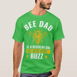 Pappa biodling, honung av biodlingen Far Funny Bee T Shirt