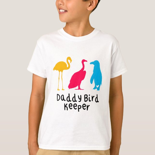 Pappa Bird Keeper T Shirt (Framsida)