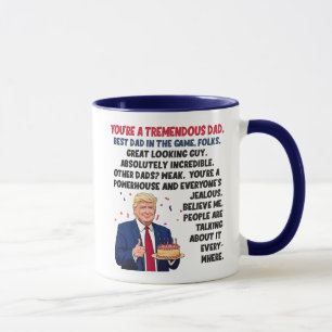 Pappa Birthday Donald Trump Mugg