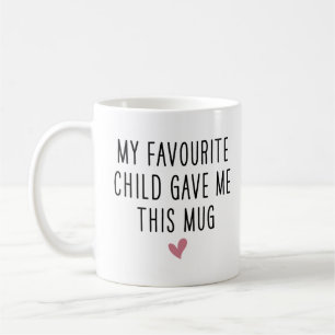 Pappa Birthday Gift, mitt favoritbarn gav mig det Kaffemugg