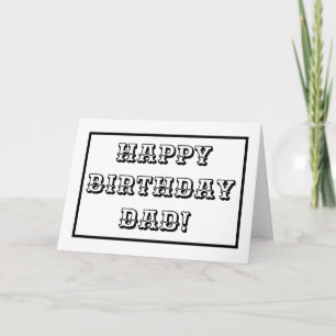 Pappa Birthday, Kids Färg i Brev Kort