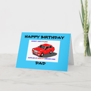 PAPPA BIRTHDAY-KORT KORT