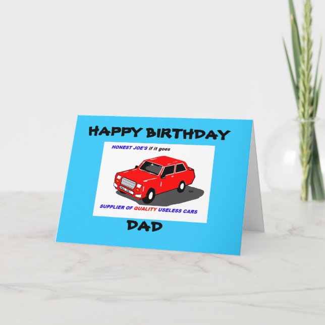 PAPPA BIRTHDAY-KORT KORT (Framsida)