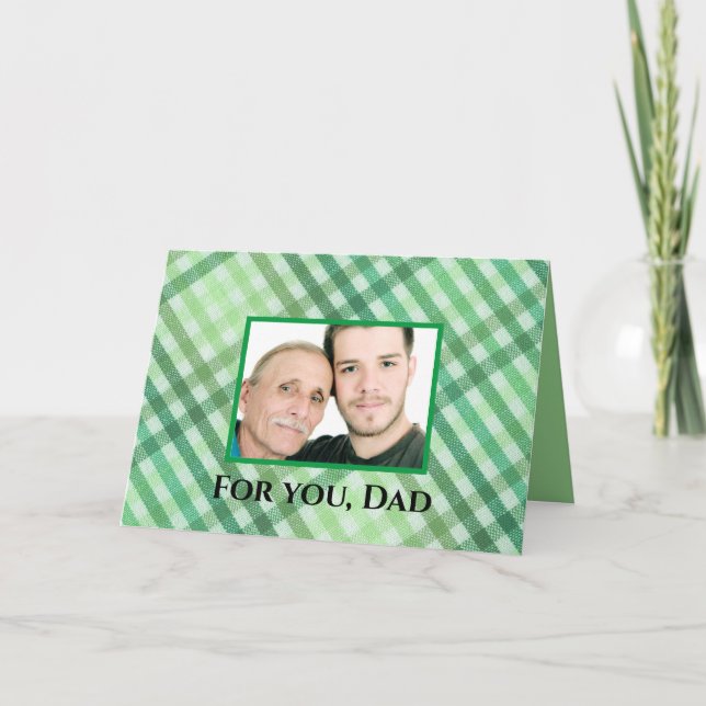 Pappa Birthday, Masculine Play, fotokort Kort (Framsida)