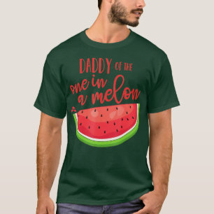 Pappa Birthday One i Melon Watermelon heme Boy T Shirt