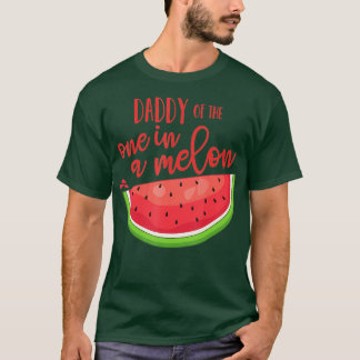 Pappa Birthday One i Melon Watermelon heme Boy T Shirt