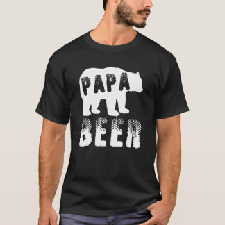 Pappa Björn För Den Bästa Pappan Roligt Pappaskämt T Shirt