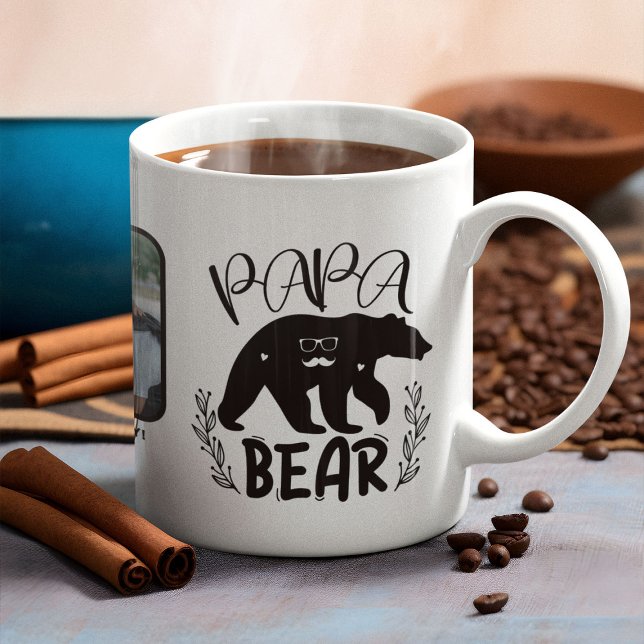Pappa Björn Foto Fars Dag Kaffemugg (Skapare uppladdad)