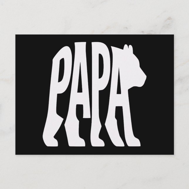 Pappa Björn Helg Vykort (Framsida)