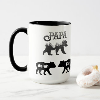 Pappa Björn och Unge kaffe Mugg