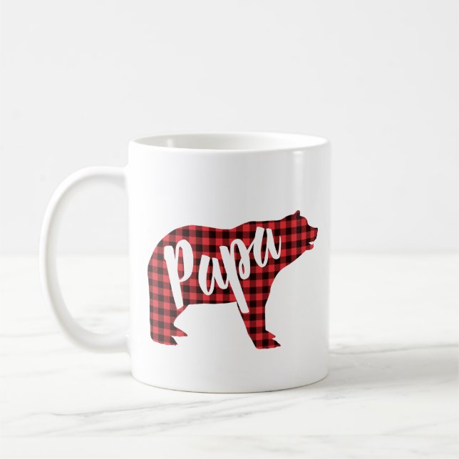 Pappa Björn Roliga Fars Dag-presenter  Kaffemugg (Vänster)