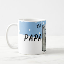 Pappa Björnen Sten Fars dag Kaffemugg